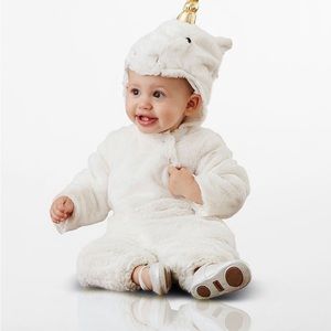 Pottery Barn Kids Unicorn Baby Costume 0-6 months